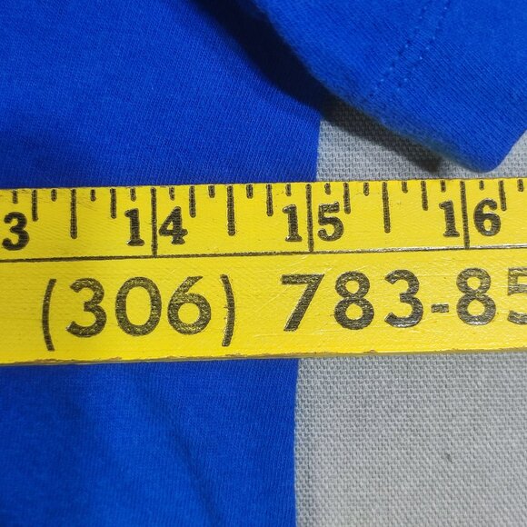 The Nike Tee T-shirt boys size S  blue with baseball design - Picture 7 of 8